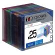 Pack de 25 boîtiers CD Slim T'nB Crystal ColorX