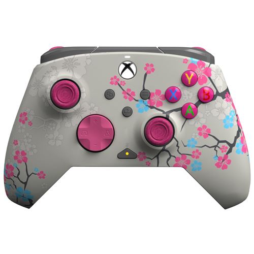 Manette filaire PDP Rematch Glow Blossom pour Xbox