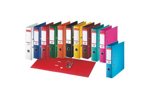 Esselte Classeur en plastique standard, A4, 75 mm, assortis