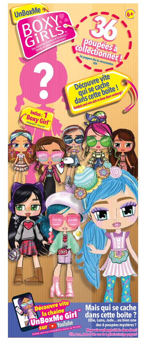 Poupée Boxy Girls UnBoxMe Modèle Aléatoire Poupée Achat prix