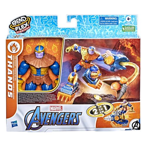 Figurine Avengers Marvel Bend and Flex Missions Thanos
