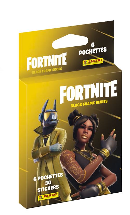 Panini – Blister Fortnite Stickers 6 Pochettes – Collection Officielle, Cadeau Fan Du Jeu