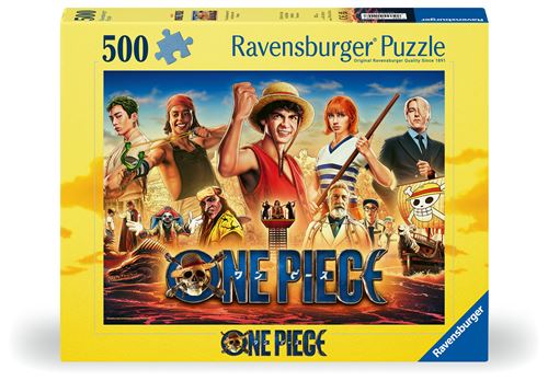Puzzle 500 pièces : One Piece Les aventures des pirates du Chapeau de Paille Ravensburger France