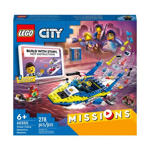 Lego City Lego® City 60355 Missions Des Détectives De La Police Sur L’Eau