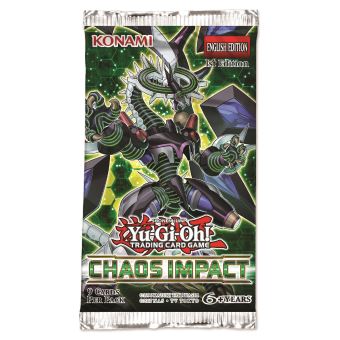 Jeu de cartes Yu-Gi-Oh Booster Impacte du chaos Konami