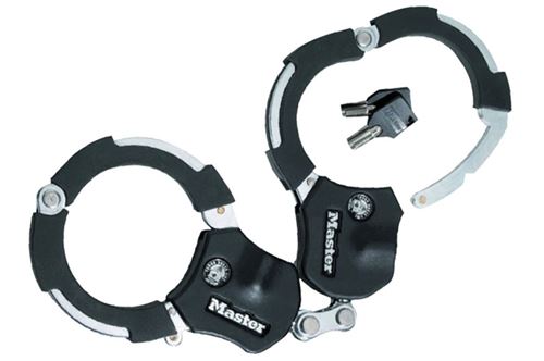 MASTER LOCK - Lucchetto per telaio, One Size, Nero