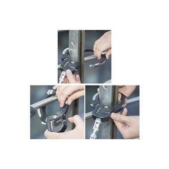 Antivol Masterlock Street Cuff Noir - Menottes Pour Trottinette Et Vélo