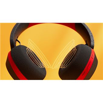 Casque supra-aural alimente par energie solaire