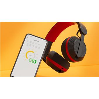 Casque supra-aural alimente par energie solaire