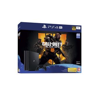 Pack Sony Console PS4 Pro 1 To Noir + Call of Duty Black Ops 4 - 1