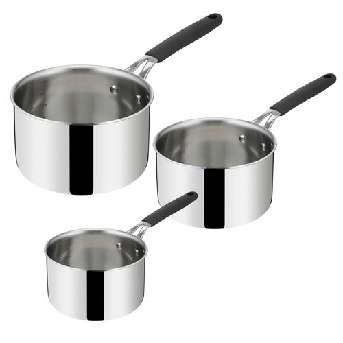 Casseroles Lagostina Esperta Triply Set 3 Casseroles Inox