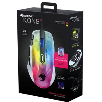 Souris Gaming filaire Roccat Kone XP Blanc