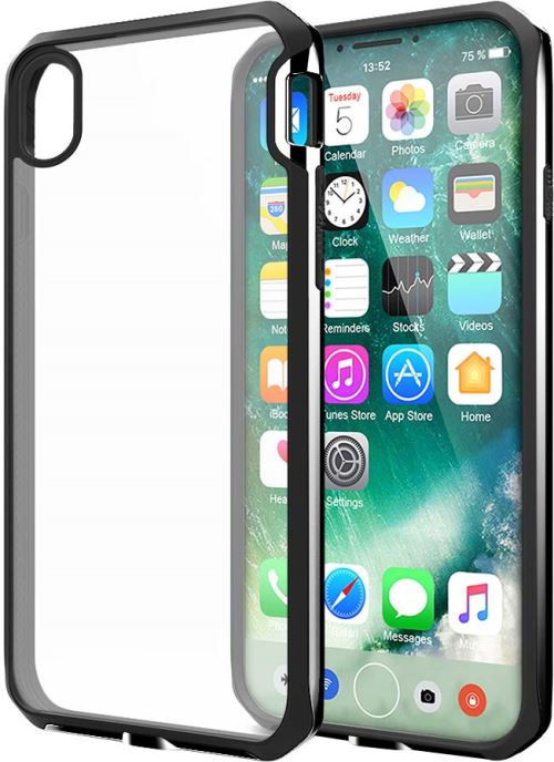 Itskins Venum transparant en zwart hard shell hoesje voor iPhone X