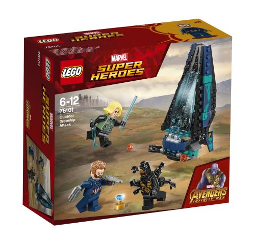 Lego® Marvel Super Heroes 76101 L'Attaque Du Vaisseau Par Les Outriders