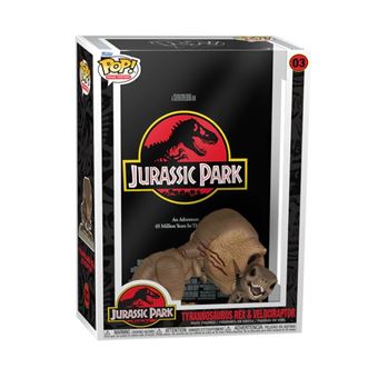 Figurine Funko Pop Movie Poster Jurassic Park Tyrannosaurus rex and Velociraptor