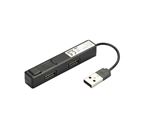 Hub USB 4 ports USB 2.0 Noir