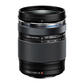 Objectif hybride OM System M.Zuiko Digital ED 14-150mm f/4.0-5.6 II MSC Noir