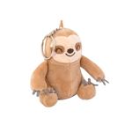 Porte-clés Mr. Wonderful peluche Paresseux Marron