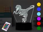 Lampe 3d Itotal avec télécommande Vélociraptor