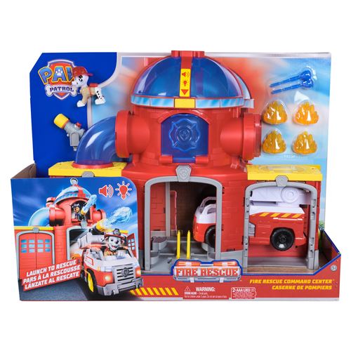 Figurine Paw Patrol Pat’Patrouille Caserne de pompiers Fire Rescue