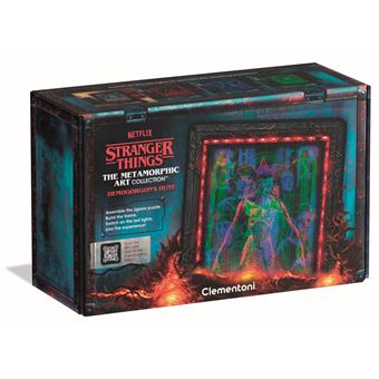 Clementoni The Morphing Collection Stranger Things met oplichtend frame Demogorgon Puzzel van 520 stukjes - 1
