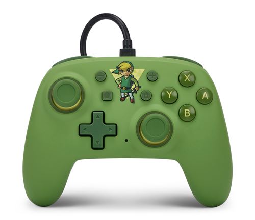 Manette filaire PowerA Nano Toon Link pour Nintendo Switch