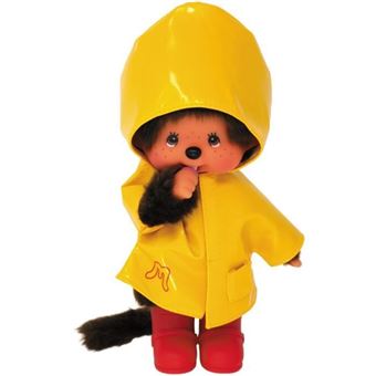 Peluche Monchhichi Ciré Iconique Jaune