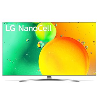 LG 55NANO786QA - Classe de diagonale 55" Nano78 Series TV LCD rétro-éclairée par LED - Smart TV - ThinQ AI, webOS - 4K UHD (2160p) 3840 x 2160 - HDR - Nano Cell Display, Direct LED - gris brouillard