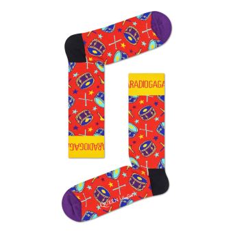 Chaussettes hautes Happy Socks Radio Ga Ga Taille 41-46