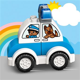 LEGO® DUPLO® 10957 Mon premier hélicoptère de pompiers et voiture de police