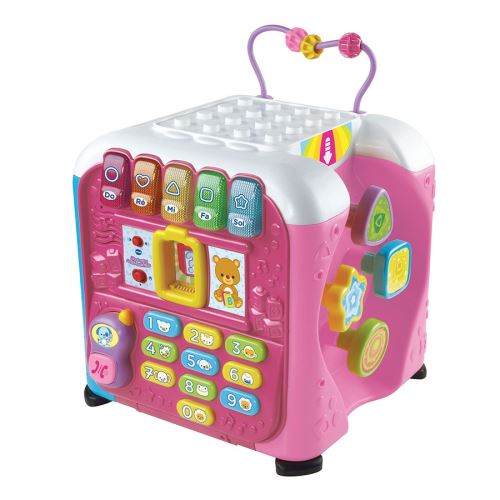 VTECH BA MAXI CUBE MULTI-ACTIVITES ROSE
