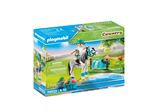 Playmobil Country 70522 Cavalière avec poney gris