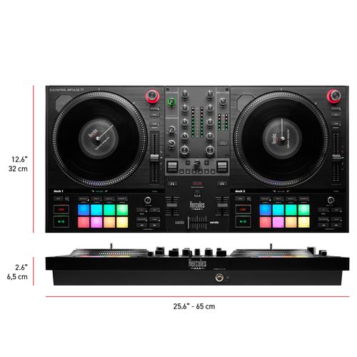 Hercules - Platine DJ - 4780773 - Noir - Tables de mixage - Rue du Commerce