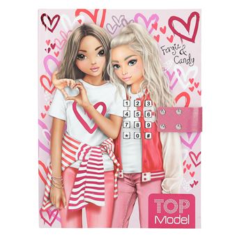 Dessin et coloriage enfant Top Model Journal Intime Sonore One Love