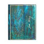 Carnet ligné à couverture rigide Paperblanks Verne Le tour du monde Ultra 144 pages Bleu