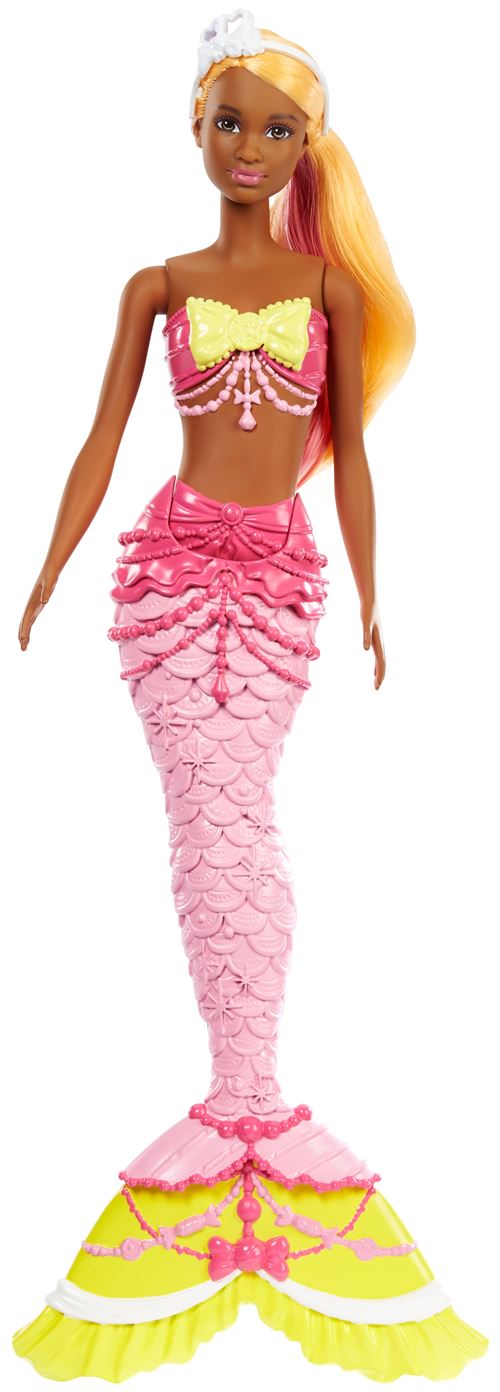 Poupee Barbie Dreamtopia Sirene Rose Mattel Poupee Achat Prix Fnac