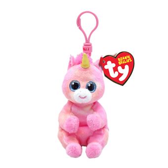 Porte-clés en Peluche Ty Beanie Bellies Skylar La Licorne