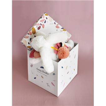 Pantin pompon Doudou et Compagnie Happy Boho 25 cm