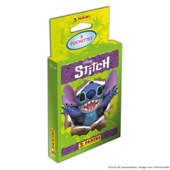 Panini Megapack Stitch - Classeur avec 4 enveloppes avec 24 cartes à collectionner pour garçons et filles, cartes à collectionner, cadeau, anniversaire