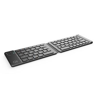 XtremeMac Clavier AZERTY Bluetooth, pliable avec pavé tactile