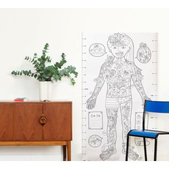 Coloriage XXL Omy My body