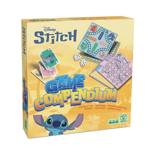Jeu d’ambiance Shuffle 10054149-0001 – Multijeux Stitch, 2 à 4 Joueurs
