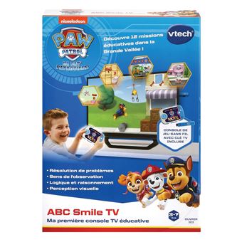 Jeu éducatif Vtech Pat Patrouille ABC Smile TV Bleu