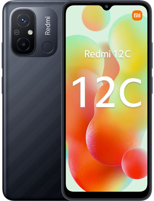 Smartphone Xiaomi Redmi 12C 6,71"" Double nano SIM 64 Go Gris État correct - Xiaomi reconditionné disponible sur Fnac