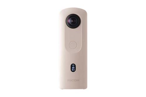 Ricoh THETA SC2 - 360° Camcorder - 4K / 30 BpS - 12.0 MPix - Flash 14 GB - interner Flash-Speicher - Wireless LAN, Bluetooth - beige