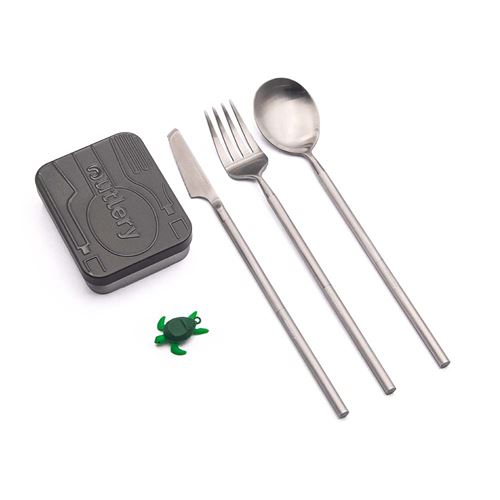 Ensemble de couverts de poche Outlery Rain Argenté