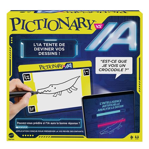 Boite de Jeu d’ambiance Mattel Pictionary vs IA