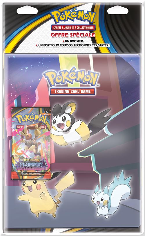 Carte à collectionner Pokémon EV12 Pack Portfolio et Booster Modèle aléatoire