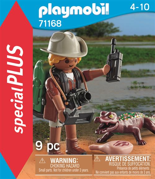 Playmobil Special Plus 71168 Explorateur Et Alligator