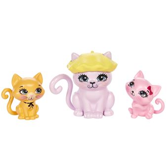 Poupées Enchantimals Famille Chat et accessoires